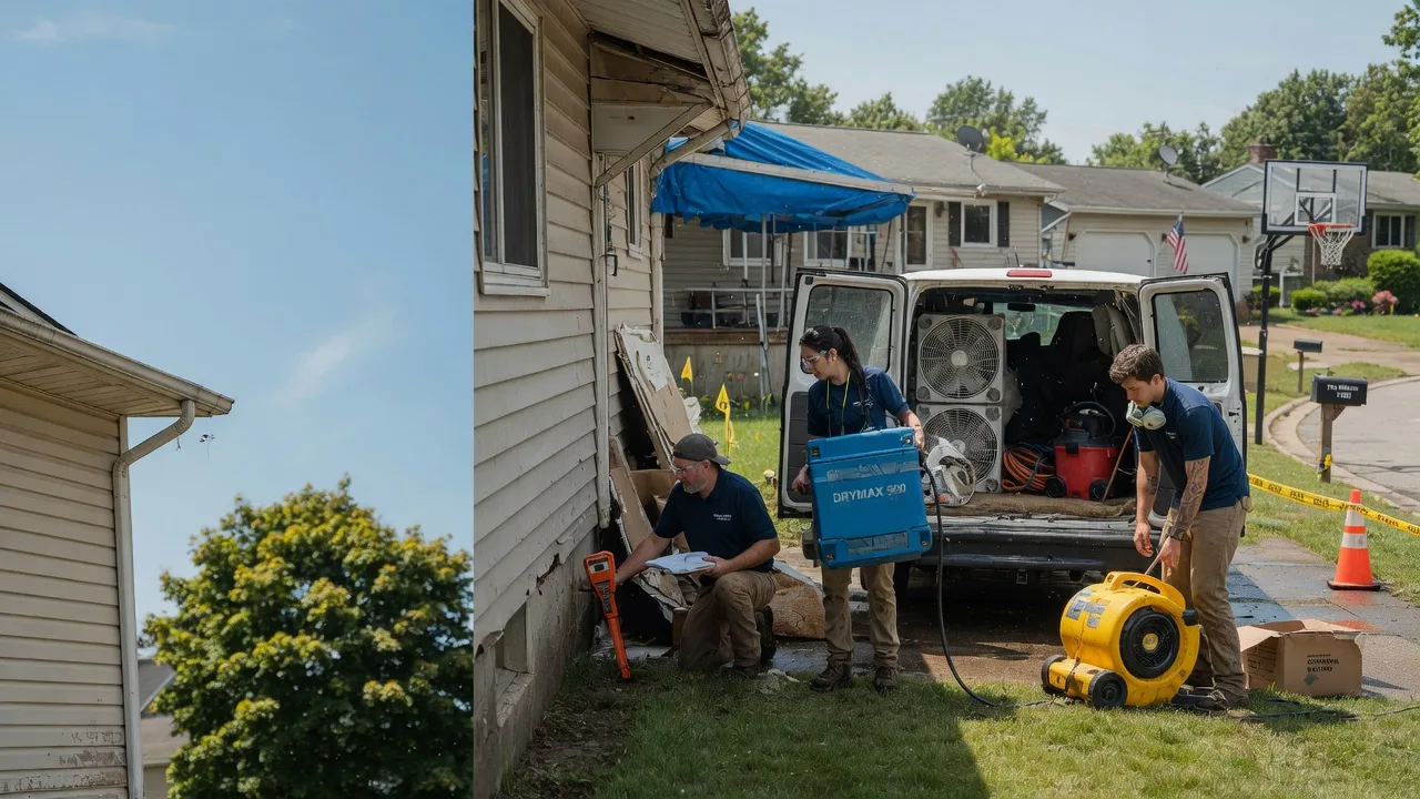 Ceiling Leak Cleanup in Young America, IN near me