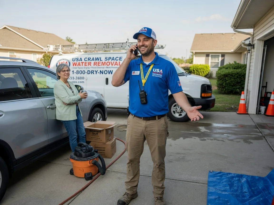 Crawl Space Water Removal Young America, IN FAQs